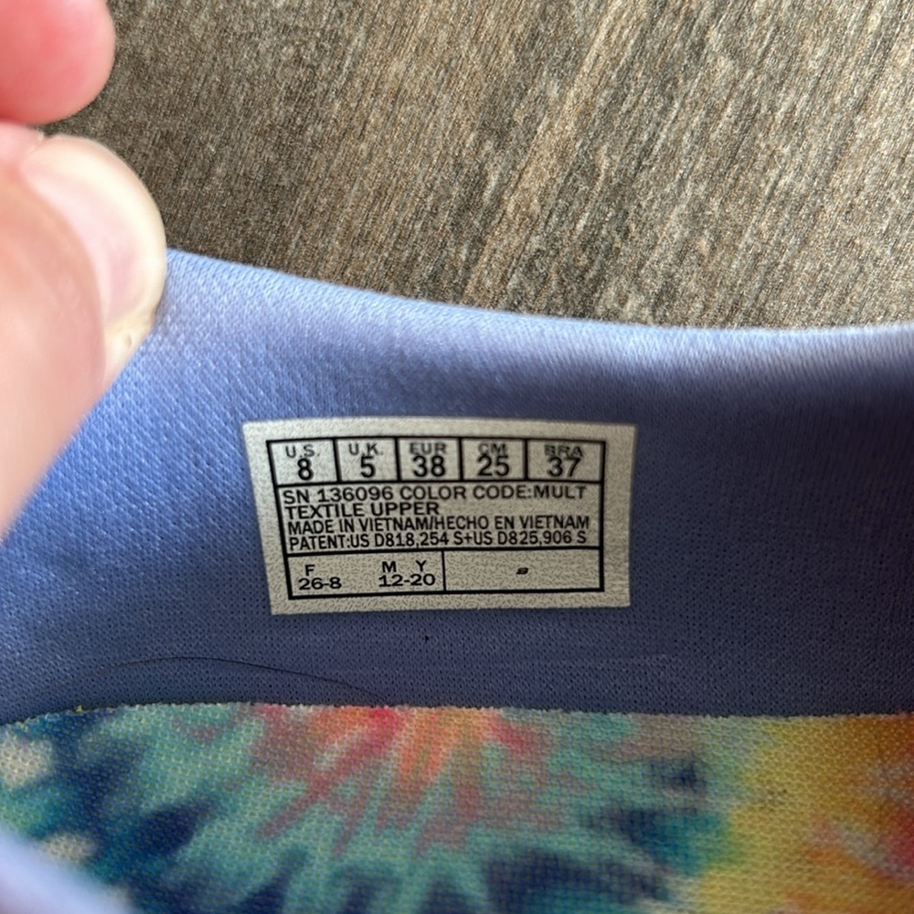 NEW Skechers Womens Go Walk Lite Tie Dye Boat Shoe - Picture 7 of 7